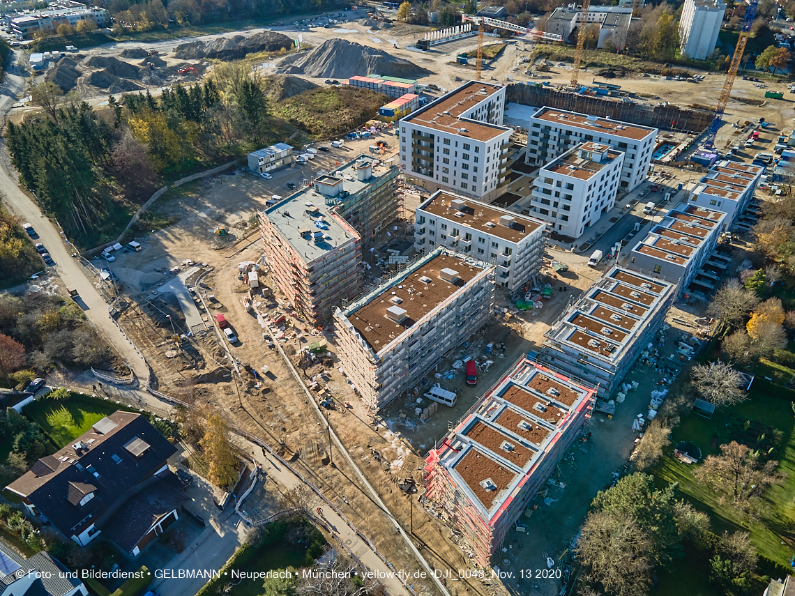 13.11.2020 - Piederstorfer Gelände und Alexisqaurtier am Karl-Marx-Ring in Neuperlach